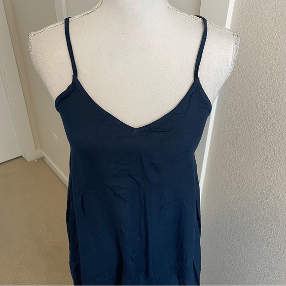 BOHO ME Collection Navy Blue High Low Dress, S - Picture 7 of 11